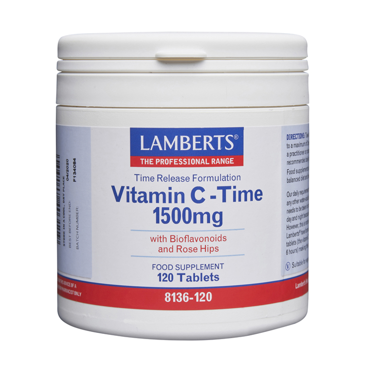 Lamberts Vitamin C Time Release 1500mg 120 tabs